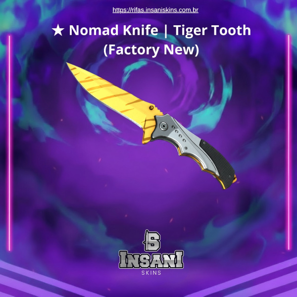 #03 ★ Nomad Knife | Tiger Tooth (Factory New)